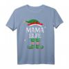 Mama Elfe Weihnachts T-Shirt - Lustiges Elf Outfit für Familie, Kinder & Freunde zu Weihnachten