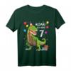 Kinder Geburtstagsshirt 7 Jahre Junge Dinosaurier Dino - Ich bin 7 T-Shirt für den besonderen Tag