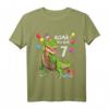 Kinder Geburtstagsshirt 7 Jahre Junge Dinosaurier Dino - Ich bin 7 T-Shirt für den besonderen Tag