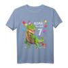 Kinder Geburtstagsshirt 7 Jahre Junge Dinosaurier Dino - Ich bin 7 T-Shirt für den besonderen Tag