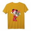 HapDog Minnie Mouse Holiday Present Grafik T-Shirt – Offizielles Disney Merchandise für Damen, Herren, Jungen & Mädchen