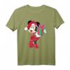 HapDog Minnie Mouse Holiday Present Grafik T-Shirt – Offizielles Disney Merchandise für Damen, Herren, Jungen & Mädchen