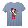 HapDog Minnie Mouse Holiday Present Grafik T-Shirt – Offizielles Disney Merchandise für Damen, Herren, Jungen & Mädchen