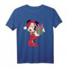 HapDog Minnie Mouse Holiday Present Grafik T-Shirt – Offizielles Disney Merchandise für Damen, Herren, Jungen & Mädchen