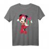 HapDog Minnie Mouse Holiday Present Grafik T-Shirt – Offizielles Disney Merchandise für Damen, Herren, Jungen & Mädchen