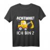 Kinder 2. Geburtstag T-Shirt für Jungen & Mädchen mit Bagger & Baustelle - Perfekt für den Kindergeburtstag und Baustellen-Fans