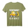 Kinder 2. Geburtstag T-Shirt für Jungen & Mädchen mit Bagger & Baustelle - Perfekt für den Kindergeburtstag und Baustellen-Fans