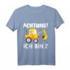 Kinder 2. Geburtstag T-Shirt für Jungen & Mädchen mit Bagger & Baustelle - Perfekt für den Kindergeburtstag und Baustellen-Fans