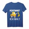 Kinder 2. Geburtstag T-Shirt für Jungen & Mädchen mit Bagger & Baustelle - Perfekt für den Kindergeburtstag und Baustellen-Fans