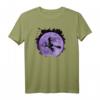Hexen Shirt mit Besen und lila Mond - Perfekt für Halloween, Karneval, Walpurgisnacht & Magie-Fans