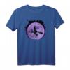 Hexen Shirt mit Besen und lila Mond - Perfekt für Halloween, Karneval, Walpurgisnacht & Magie-Fans