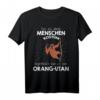 Mein Menschen Kostüm Bin ich ein Orang-Utan Halloween T-Shirt - Lustiges Tierkostüm für Familien & Partys