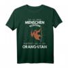 Mein Menschen Kostüm Bin ich ein Orang-Utan Halloween T-Shirt - Lustiges Tierkostüm für Familien & Partys