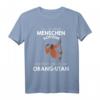 Mein Menschen Kostüm Bin ich ein Orang-Utan Halloween T-Shirt - Lustiges Tierkostüm für Familien & Partys