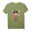 Kinder Piraten Kostüm T-Shirt für Halloween, Fasching & Karneval - Lustiges und cooles Outfit für Jungen und Mädchen