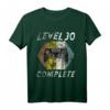 Herren 30. Geburtstag Gamer T-Shirt - Level 30 Complete, Perfektes Geschenk für Zocker & Videospiel Fans