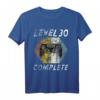 Herren 30. Geburtstag Gamer T-Shirt - Level 30 Complete, Perfektes Geschenk für Zocker & Videospiel Fans