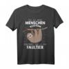 Mein Menschen Kostüm Bin ich ein Faultier Halloween Outfit T-Shirt - Lustiges Geschenk für Familie und Freunde