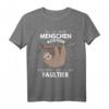 Mein Menschen Kostüm Bin ich ein Faultier Halloween Outfit T-Shirt - Lustiges Geschenk für Familie und Freunde