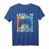 Gamer Level 14 Complete Geburtstagsshirt für Jungen - Cooles Geschenk zum 14. Geburtstag, perfekt für Gaming-Fans & Geburtstagsfeiern