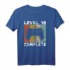 Gamer Level 18 Langarmshirt für Jungen – Perfektes Geburtstagsgeschenk für Videospiel-Fans zum 18. Geburtstag