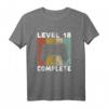 Gamer Level 18 Langarmshirt für Jungen – Perfektes Geburtstagsgeschenk für Videospiel-Fans zum 18. Geburtstag