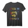 14. Geburtstag Jungen Gamer T-Shirt Level 14 - Perfektes Geschenk für Videospiel-Fans und Nerds im Teenageralter