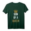 Kinder Mutter und Sohn Partner Outfit - Son Of A Queen Partnerlook T-Shirt für Muttertag, Geburtstagsgeschenk & Familienoutfits