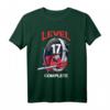 17. Geburtstag Gamer Jungen - Level 17 Complete T-Shirt für Gaming-Fans, Videospielverrückte & Zocker zum Geburtstag