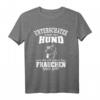 Schäferhund Erziehung Frau Hundebesitzerin T-Shirt mit lustigem Spruch – Geschenkidee für Hundeliebhaberinnen, Frauchen, Oma & Mama zum Muttertag, Geburtstag & Weihnachten