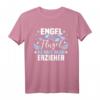 Lustiges Erzieher Beruf T-Shirt – Engel ohne Flügel nennt man Erzieher als Geschenkidee für Abschluss, Weihnachten & Geburtstag