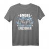 Lustiges Erzieher Beruf T-Shirt – Engel ohne Flügel nennt man Erzieher als Geschenkidee für Abschluss, Weihnachten & Geburtstag