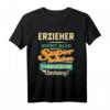Superhelden Umhang - Beruf Erzieher T-Shirt | Lustiges Geschenk für Erzieher, Kollegen & Lehrer zum Geburtstag & Weihnachten