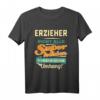 Superhelden Umhang - Beruf Erzieher T-Shirt | Lustiges Geschenk für Erzieher, Kollegen & Lehrer zum Geburtstag & Weihnachten
