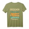 Superhelden Umhang - Beruf Erzieher T-Shirt | Lustiges Geschenk für Erzieher, Kollegen & Lehrer zum Geburtstag & Weihnachten