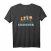Erzieher Herzschlag Tagesmutter Kinder Nanny Kita Geschenk - Perfektes T-Shirt für Pädagoginnen, Erzieherinnen & Kinderbetreuungspersonal