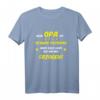 Lustiges Großvater Geschenk: Mein Opa ist schwer erziehbar T-Shirt – Perfekt für Geburtstag & Weihnachten für Enkel und Großväter