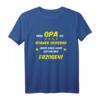 Lustiges Großvater Geschenk: Mein Opa ist schwer erziehbar T-Shirt – Perfekt für Geburtstag & Weihnachten für Enkel und Großväter