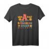 Wer A sagt muss auch Ramsamsam sagen - Lustiges Kita Erzieher T-Shirt als Abschiedsgeschenk & Arbeitskleidung