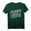 Top Erzieher Geschenk Held Kita Kinder-Erziehung T-Shirt – Lustiges Witziges Berufs- und Dankeschön-Shirt im Used-Look
