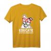 Funny Pitbull Shirt mit Slogan 'Erziehen nicht Diskriminierung' – Klassisch geschnitten, ideal als Geschenk für Pitbull-Liebhaber