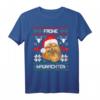 Pomeranian Frohe Waunachten Weihnachten Zwergspitz Pom Xmas T-Shirt - Festliche Hundebekleidung für Hundeliebhaber & Spitz Fans