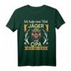 Herren Zwei Titel Opa und Jäger T-Shirt – Witziges Jagd Outfit für Opas zum Geburtstag & Vatertag