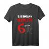 Kinder Ninja T-Shirt zum 6. Geburtstag - Geschenkidee für kleine Ninja, Karate- und Kampfsportliebhaber