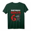 Kinder Ninja T-Shirt zum 6. Geburtstag - Geschenkidee für kleine Ninja, Karate- und Kampfsportliebhaber