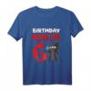 Kinder Ninja T-Shirt zum 6. Geburtstag - Geschenkidee für kleine Ninja, Karate- und Kampfsportliebhaber