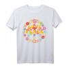 Peace Love 60s 70s Hippie Krawatte T-Shirt - Buntes Tie Dye Peace Zeichen für Kostüm, Party & Halloween