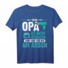 Herren Lustiges Opa T-Shirt mit Spruch – Komplett repariert, wenn Opa es kann! Perfektes Geschenk zum Geburtstag & Weihnachten