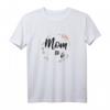 Mom to be Schwangerschaft T-Shirt für werdende Mütter mit Blumenkranz – Perfektes Geschenk zur Verkündung, Baby-Party & Muttertag