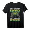 Zum Zocken Geboren Zur Schule Gezwungen Gaming T-Shirt für Gamer mit Roboterhänden und Controller - Lustiges Gaming Shirt für Fans